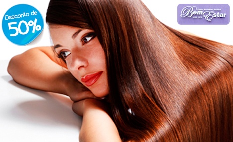 Cabelos lisos e hidratados! 50% de desconto em Hidratação + Escova. De R$ 50,00 por R$ 24,99 no Centro de Estética e Beleza Bem Estar. Maior desconto e melhor oferta em compra coletiva em Imperatriz: Cabelos lisos e hidratados! 50% de desconto em Hidratação + Escova. De R$ 50,00 por R$ 24,99 no Centro de Estética e Beleza Bem Estar.