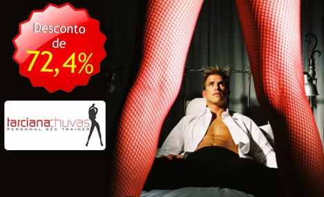 Prepare-se para a data mais sensual do ano! 72,4% de desconto em Palestra "69 Dias sem rotina" + Curso de Massagem sexual "Doble Sentido". De R$ 250,00 por R$69,00 com a Tarciana Chuvas Maior desconto e melhor oferta em compra coletiva em Teresina: Prepare-se para a data mais sensual do ano! 72,4% de desconto em Palestra "69 Dias sem rotina" + Curso de Massagem sexual "Doble Sentido". De R$ 250,00 por R$69,00 com a Tarciana Chuvas