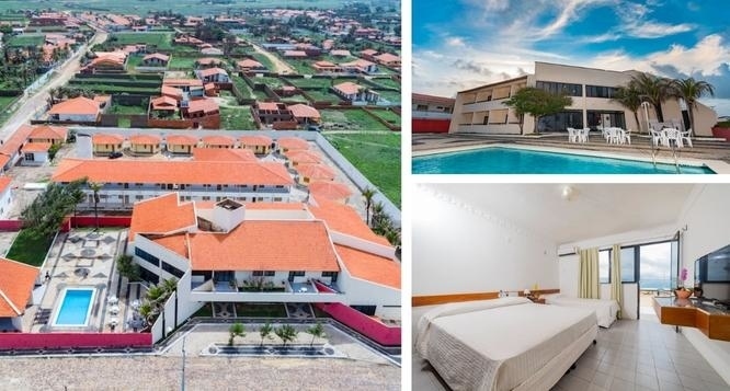 Hotel Amarração, 2 diárias com café da manhã para Casal + 1 criança até 7 anos no Hotel amarração