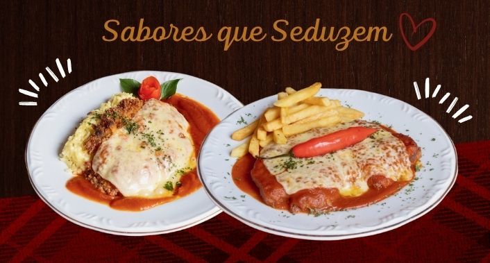 Afrodite Motel, Sabor e Romance: 2 pratos de Filé à Parmegiana no Afrodite Afrodite Motel, Sabor e Romance: 2 pratos de Filé à Parmegiana no Afrodite