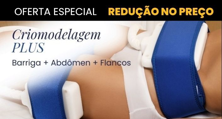 Instituto Derma, Criomodelagem Plus (Barriga + Abdômen + Flancos) + Bônus: Slim Detox