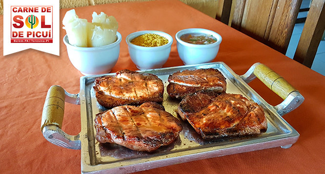 Carne de Sol de Picuí, Picanha Suína (500g) + Acompanhamentos na Carne ...