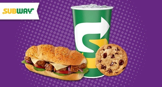 Combo Pop Sub (10cm) + Cookie + Refrigerante (300ml) no Subway Frei Serafim Combo Pop Sub (10cm) + Cookie + Refrigerante (300ml) no Subway Frei Serafim
