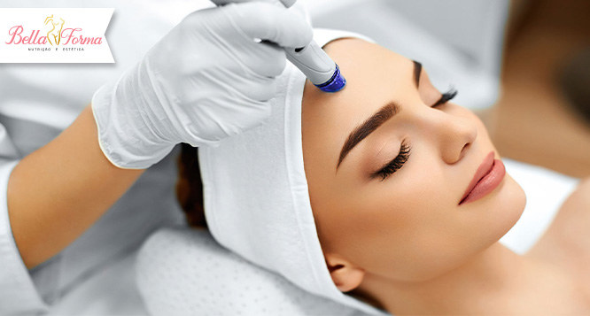 Limpeza de Pele Completa, Peeling de Diamante, Máscara Clareadora, Revitalização Limpeza de Pele Completa, Peeling de Diamante, Máscara Clareadora, Revitalização