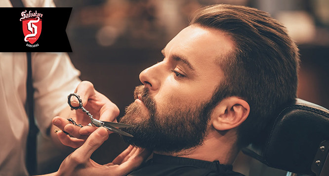 Corte de Cabelo + Barba no Barbershop Salvatore Jockey Corte de Cabelo + Barba no Barbershop Salvatore Jockey