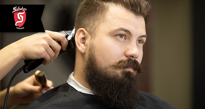 Corte de Cabelo + Barba no Barbershop Salvatore Jockey Corte de Cabelo + Barba no Barbershop Salvatore Jockey
