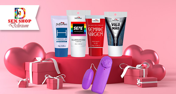 Kit Casal Quente com 5 produtos imperdíveis na Delirium Sex Shop Kit Casal Quente com 5 produtos imperdíveis na Delirium Sex Shop