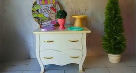 L&L Decorações, Kit Festa com Cômoda + Painel + Jarro com buxinho + Boleira e 2 Doceiras L&L Decorações, Kit Festa com Cômoda + Painel + Jarro com buxinho + Boleira e 2 Doceiras