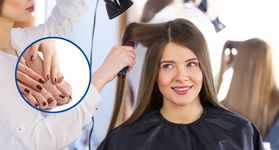 Kátia Beauty Beleza e Estética, Hidratação + Escova + Manicure e Pedicure em Kátia Beauty Beleza e Estética Kátia Beauty Beleza e Estética, Hidratação + Escova + Manicure e Pedicure em Kátia Beauty Beleza e Estética